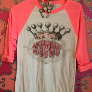 AtOC Gina 3/4 length Gypsy shirt